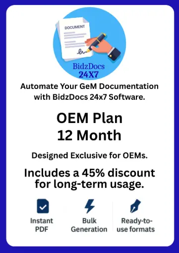 [O-12M] OEM Plan – 12 Months
